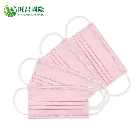 Manufacturer Of Disposable Blossom Pink Medical Flat Face Mask