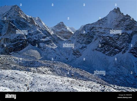 Cho La A Pass In The Himalayas Between Gokyo And Everest Base Camp