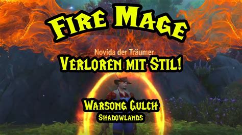 Fire Mage Most Fun Spec WoW PvP Shadowlands Battleground DE GER