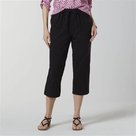 Basic Editions Women S Capri Pants