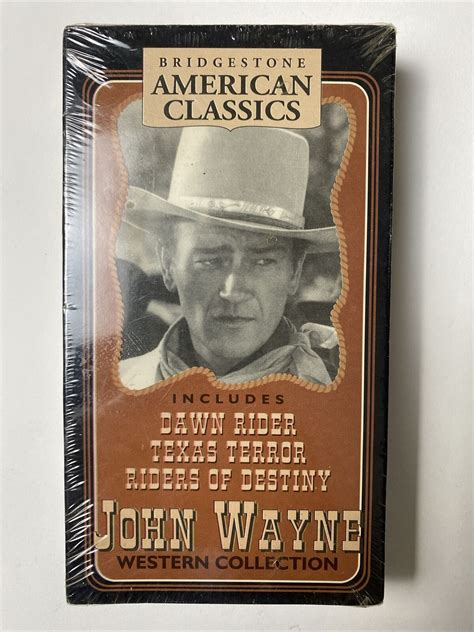 John Wayne Western Collection VHS 1997 Sealed EBay