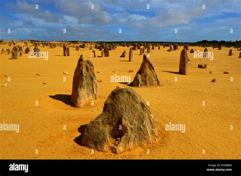 The Pinnacles In The Nambung National Park Western Australia The