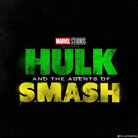 Mcu Hulk And The Agent Of Smash Logo Concept By Me Rmarvelstudios