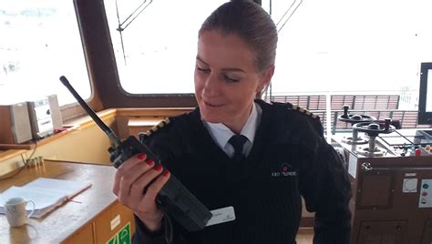 Captain Barbara Charlton maintains an even course over 17 years of ship