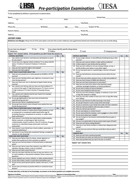 Illinois Sports Physical Form Fill And Sign