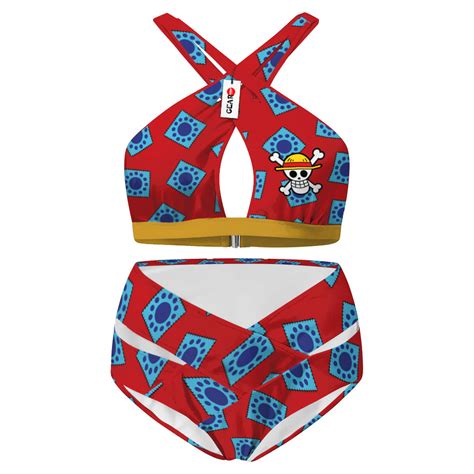 Luffy Wano Arc Crisscross Bikini GearOtaku