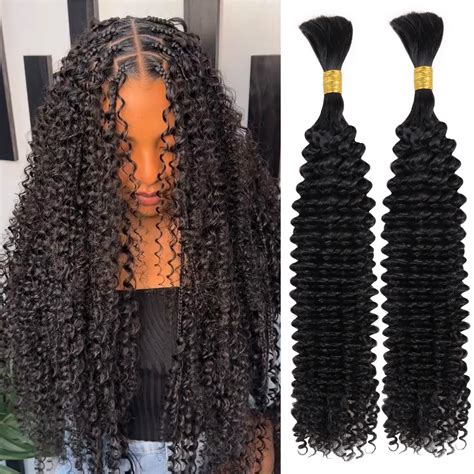 Amazon Lashey Human Braiding Hair Kinky Curly Bulk Human Hair For