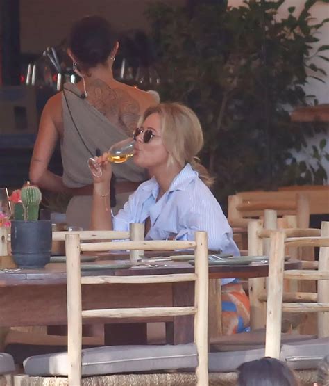 Emily Atack Wows In Plunging Orange Bikini On Ibiza Girls Trip The Mirror