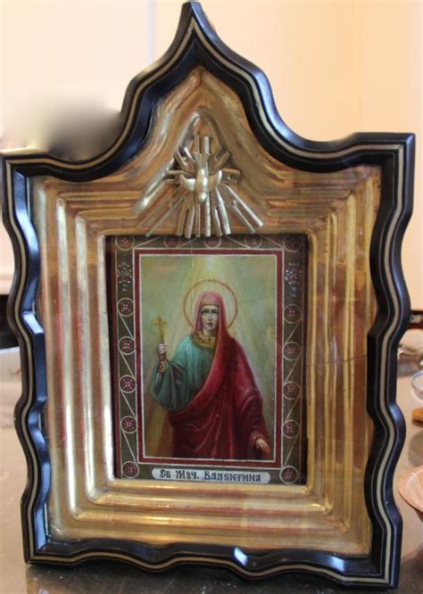 Икона «Святая Великомученица Валентина» — покупайте на Auction.ru по ...