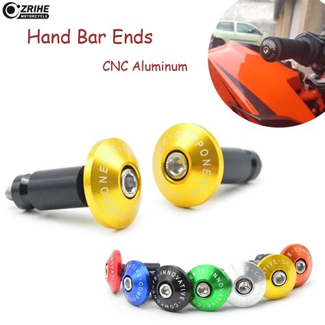 Mm Cnc Aluminum Universal Motorcycle Handlebar Grips Ends Handle