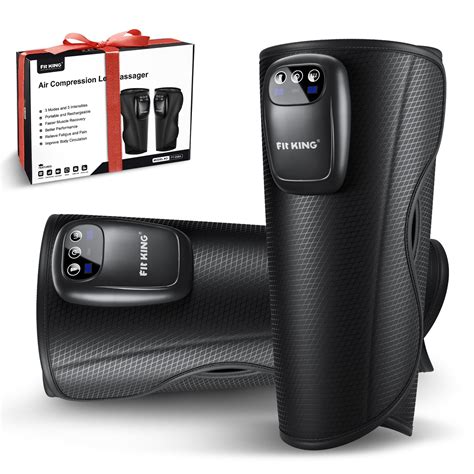 FIT KING Cordless Leg Massager, Calf Massager for Circulation with 3