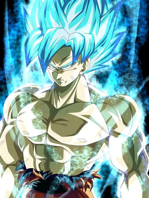 Goku Universal Ssj Blue Goku Blue Personajes De Dragon Ball