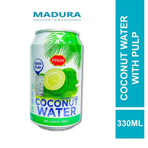 Pran Coconut Water With Pulp 330ml Air Kelapa Shopee Philippines