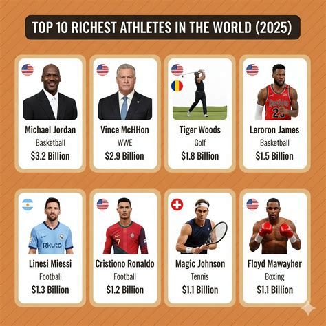 Wealthiest Sportsman In The World Uncovers The Elite Titans Who Trail Beyond Finances The 10 Richest Athletes Who Cannot