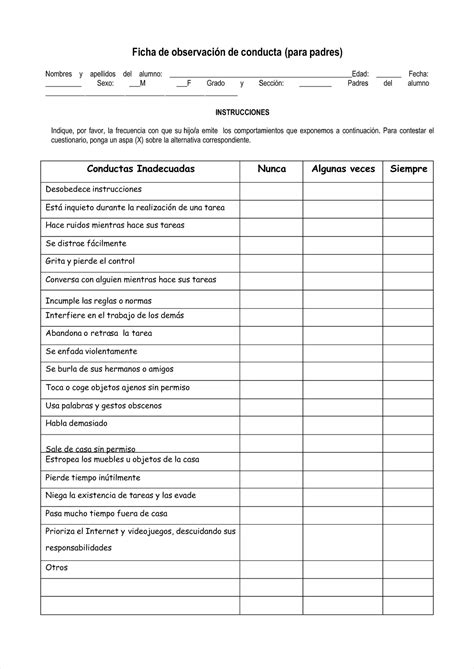 Ficha De Observacion De Sesion De Aprendizaje Del Practicante Porn