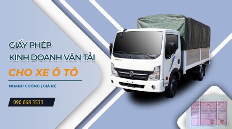 Giấy phép kinh doanh vận tải cho hộ kinh doanh cá thể tại Hồ Chí Minh