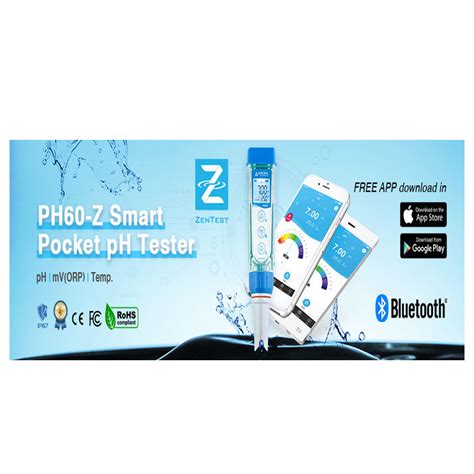 Zentest Ph F Z Smart Flat Ph Tester Kit Flyup Technology Digital