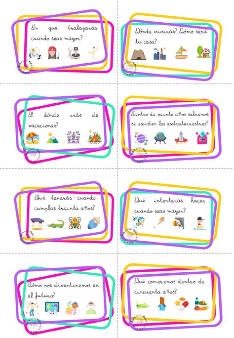 Tarjetas Tiempos Verbalespage 0003 Orientación Andújar Recursos