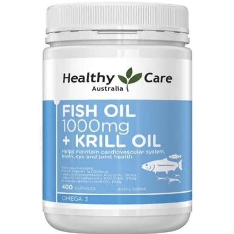 Jual Healthy Care Fish Oil Mg Krill Capsules Lc Shopee