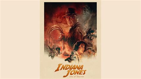 Indiana Jones and the Dial of Destiny poster is a…