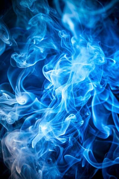 Blue Smoke Abstract Background Blue Abstract Light Smoke Background