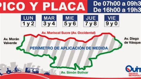 Todo Sobre El Sistema De De Pico Y Placa De Quito