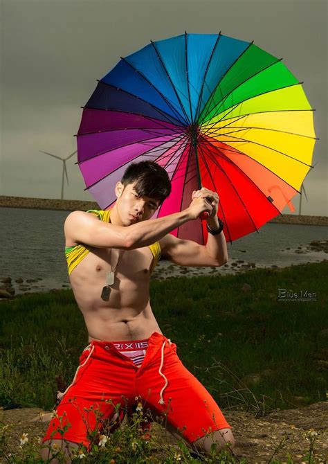 HOT MALE MODELS Blue Man