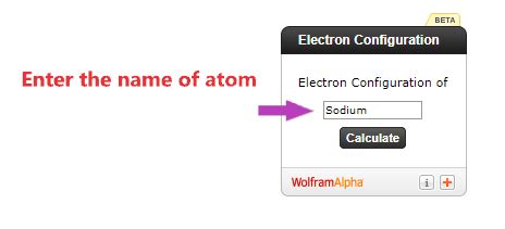 Electron configuration Calculator - Get Answer instantly