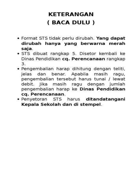 Contoh Sts Pdf