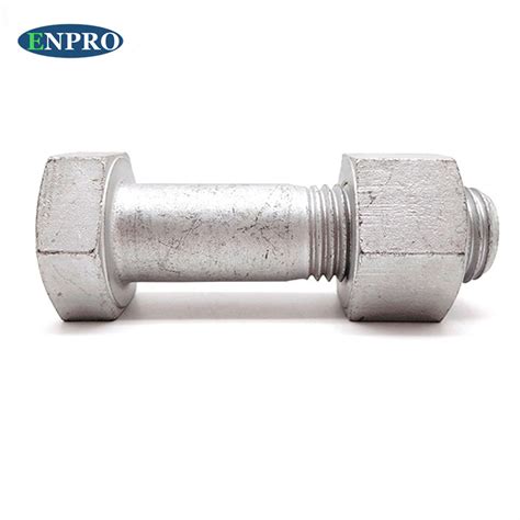 Hot DIP Galvanied Zinc Plated Steel Galvanized Price Hex Bolt And Nut China Bolt And Bolt And Nut