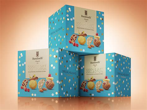 Bandinelli Cookie Gift Collection Packaging Design On Behance