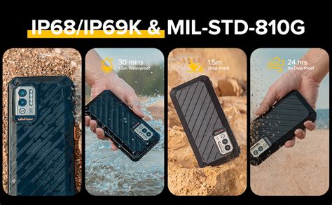 Rugged Smartphones Ulefone Power Armor X11 Pro 8150mAh Battery 8GB