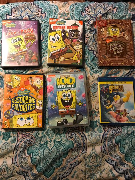 Spongebob Dvd Collection Spongebob Squarepants Amino