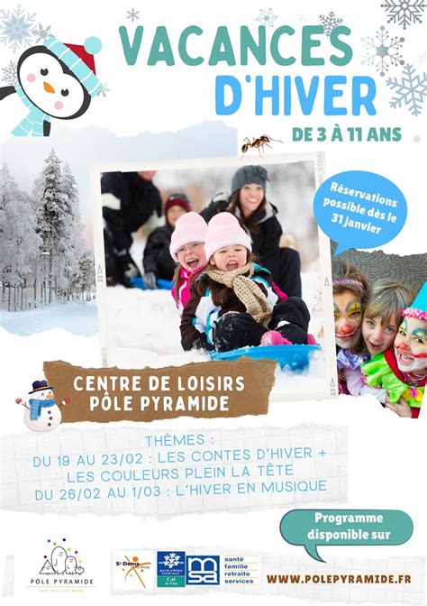 Programme Vacances Hiver P P Le Pyramide