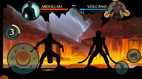 Fight With Volcano Shadow Fight Youtube