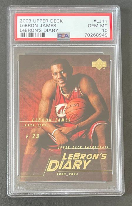 2003 Upper Deck LeBron James LeBron S Diary Rookie Catawiki