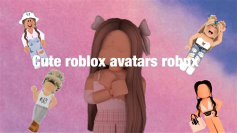 Cute roblox avatars with robux - YouTube