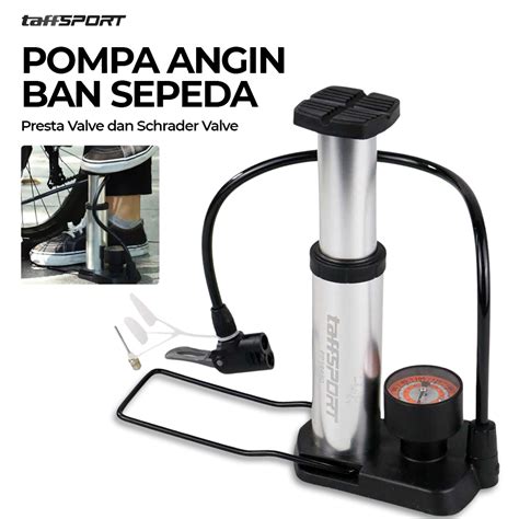 Taffsport Pompa Angin Ban Sepeda Manual Bike Tire Pump Psi