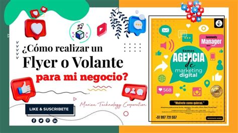 C Mo Dise Ar Flyers O Volantes Para Una Empresa Marie Technology