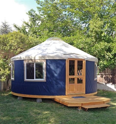 Backyard Yurt JanielinSmith Pacific Yurts Yurt Yurt Home