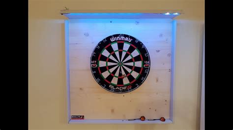 Profi Dartboard Scheibe Und Surround Selber Bauen Mit Led Beleuchtung