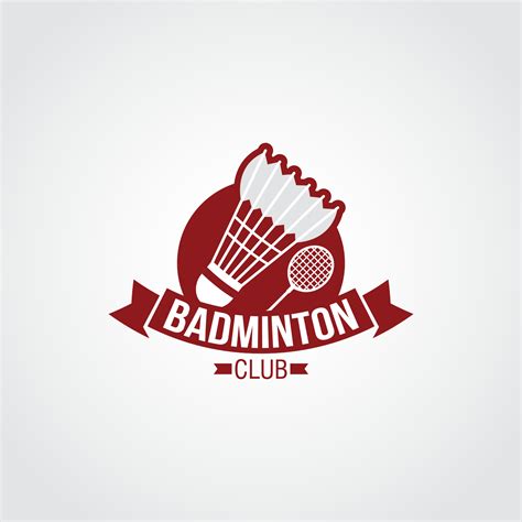 Badminton Logo Design Vector 5019772 Vector Art at Vecteezy