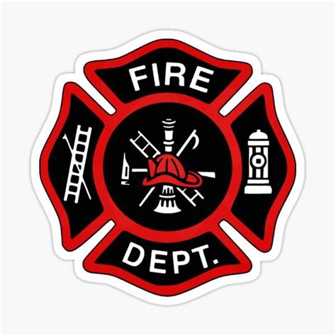 Fire Department Stickers for Sale | Firefighter stickers, Fire ...