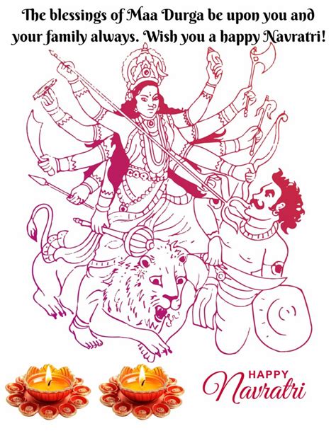 Happy Navratri and Durga puja Wishes, Messages, Quotes & Status for ...