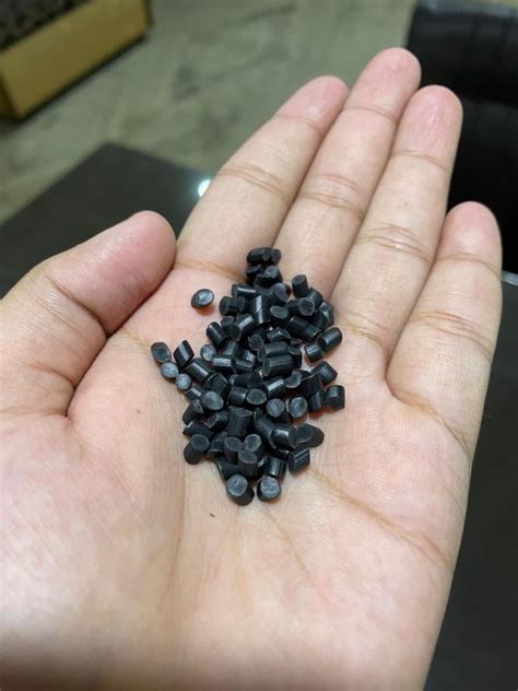 India Black Reprocessed PVC Granules For Cable Sheathing Insulation