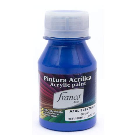 PINTURA AL FRIO FRANCO X60 ML AZUL ELECTRICO 24