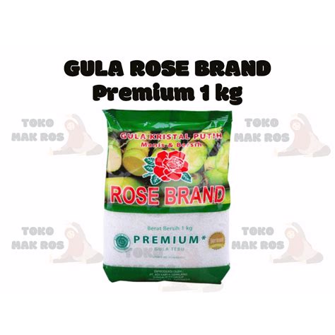 Jual Rose Brand Gula Pasir Kristal Putih Premium Kg Shopee Indonesia