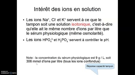 Exercice Sur Les Solutions Tampon Youtube