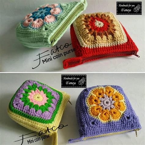 Pin By Magda Estigarribia On Bolsas Crochet Pouch Crochet Handbags