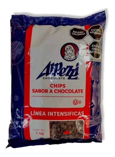 Chips Sabor Chocolate Semiamargo 1kg Marca Alpezzi AGRANEK DISTRIBUIDORA